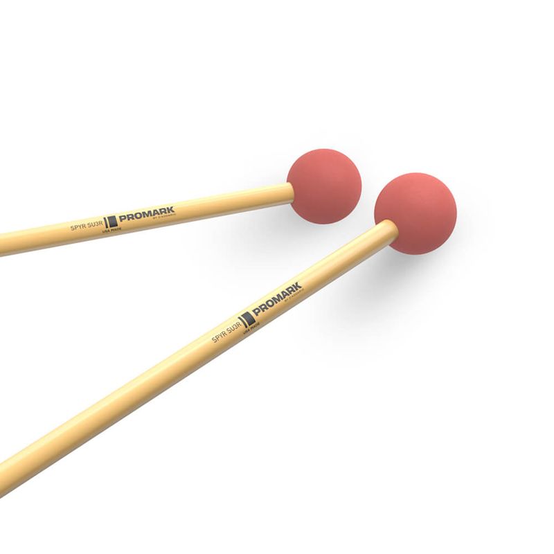Promark SU3R SPYR Mallet Xylofon, Rubber, Hard, Rattan