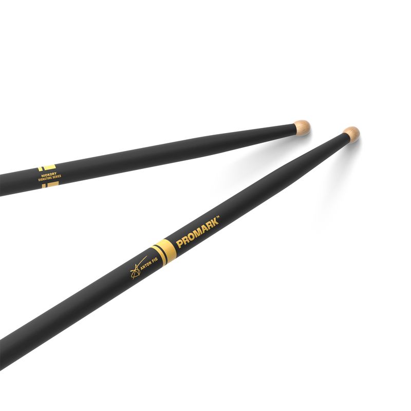 Promark TXAFW-AG Anton Fig ActiveGrip Signature, Hickory, Large Round tip