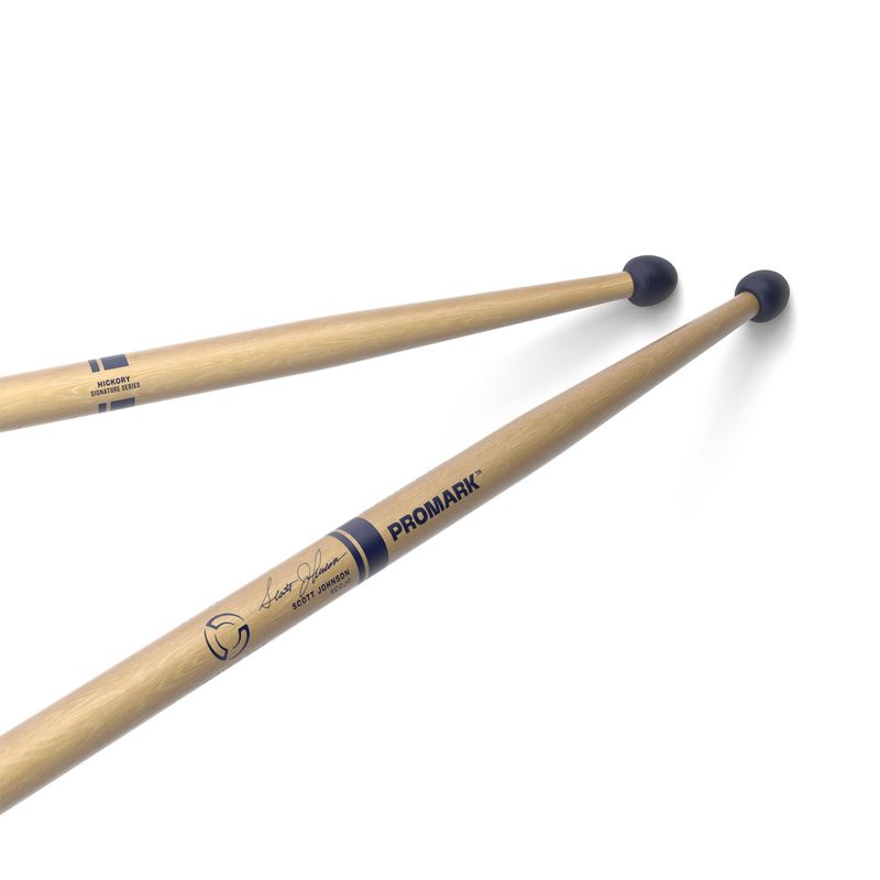 Promark TXXB3 Signature Marching Scott Johnson Rubber-tip Stick