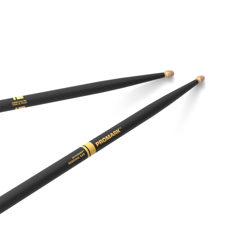 Promark R5ABAG Rebound 5AB, ActiveGrip Hickory, Acorn tip