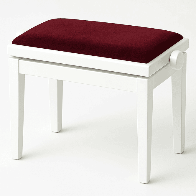 Hovedbilde Hidrau BG1 Regulerbar Pianokrakk Hvit Blank med ...