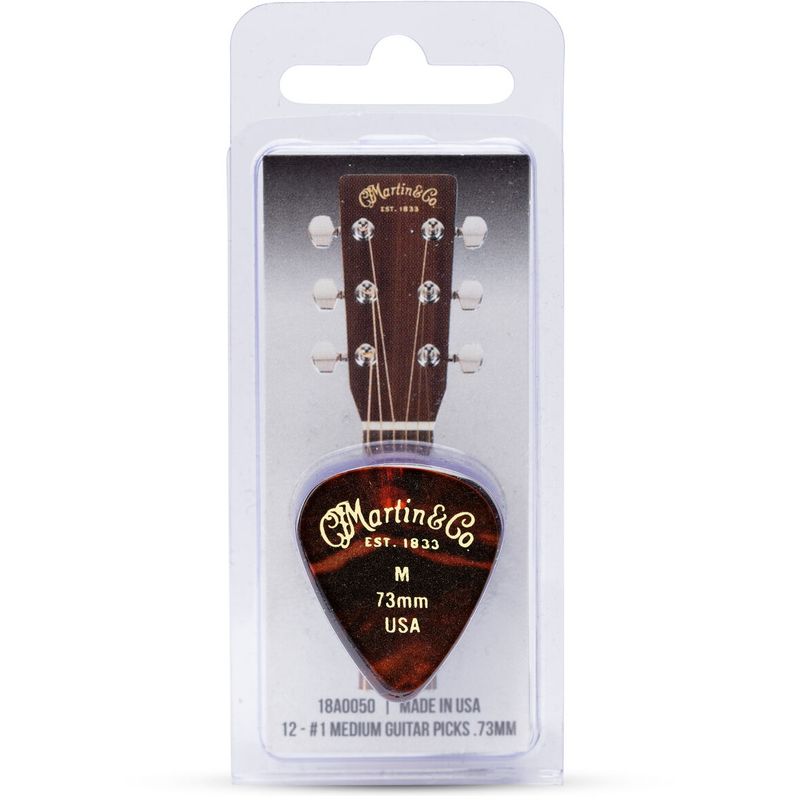 Martin Pick Tortoise Medium 12stk