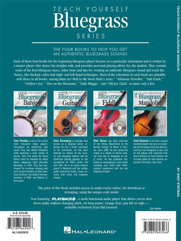 Teach Yourself Bluegrass Mandolin