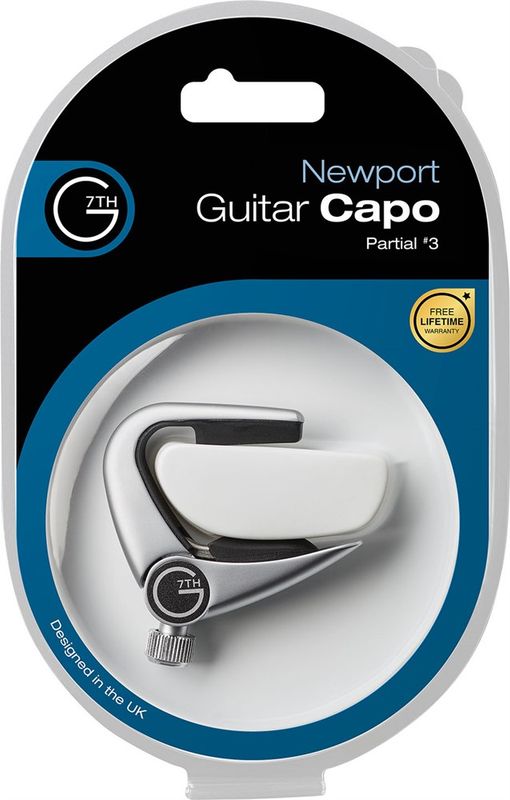 G7th Newport Capo Partial #3 Silver