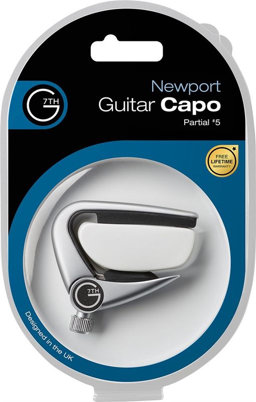 G7th Newport Capo Partial #5 Silver
