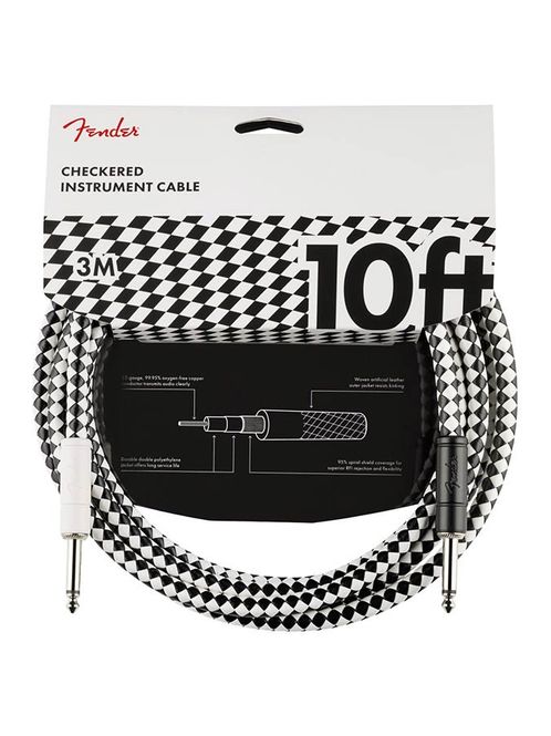 Hovedbilde Fender 10' instrument cable, 10ft, checkerboard