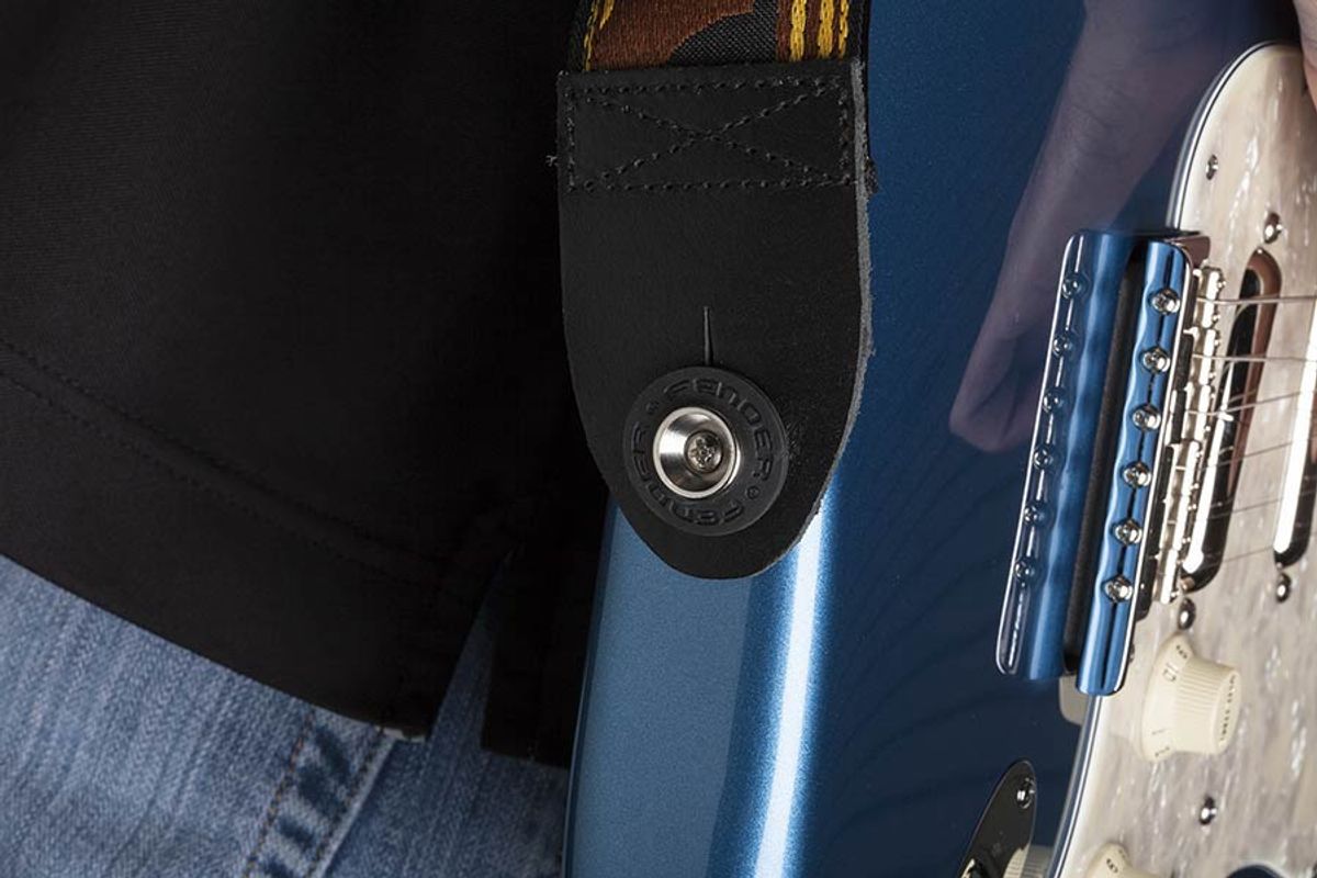 Fender  Strap Blocks, rubber strap locking rings, one pair r