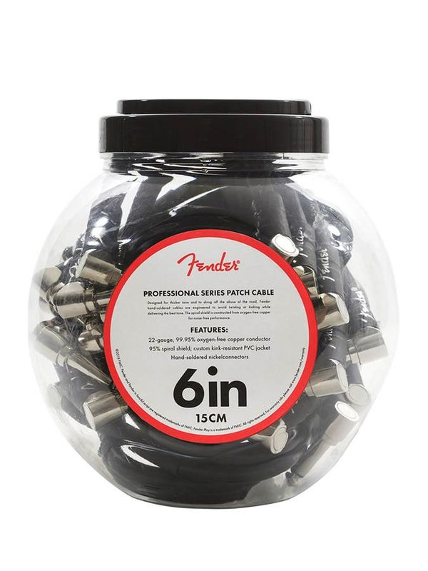 Fender Professional Series patch cables, (bowl 20pcs), 6