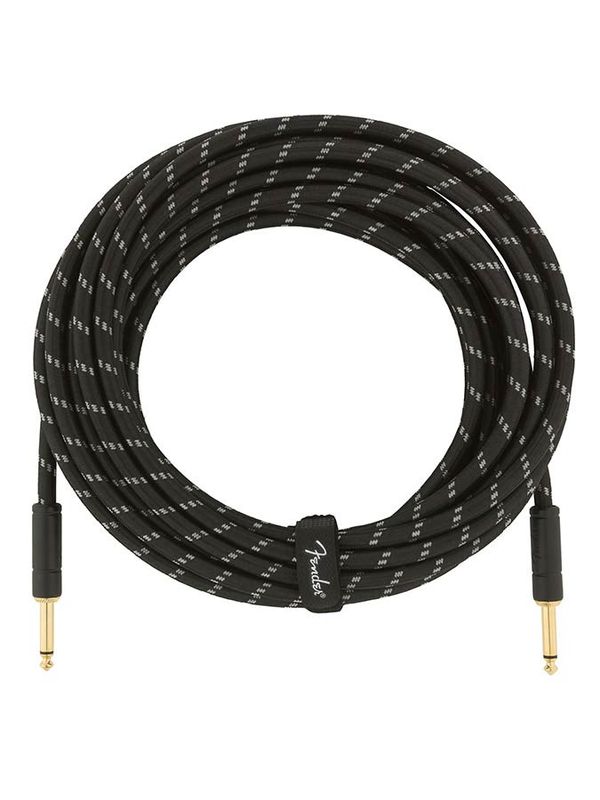 Fender Deluxe Series Inst.cable, 25ft, black tweed