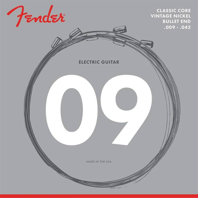 Fender 3155L Classic Core -  light, bullet ends, 009-042