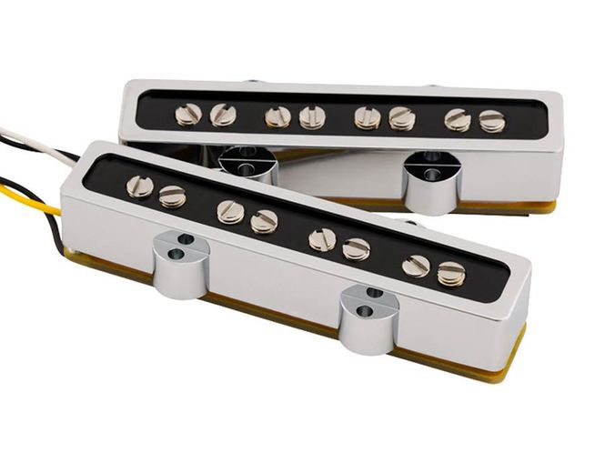 Hovedbilde Fender cobalt chrome Jazz Bass pickup set