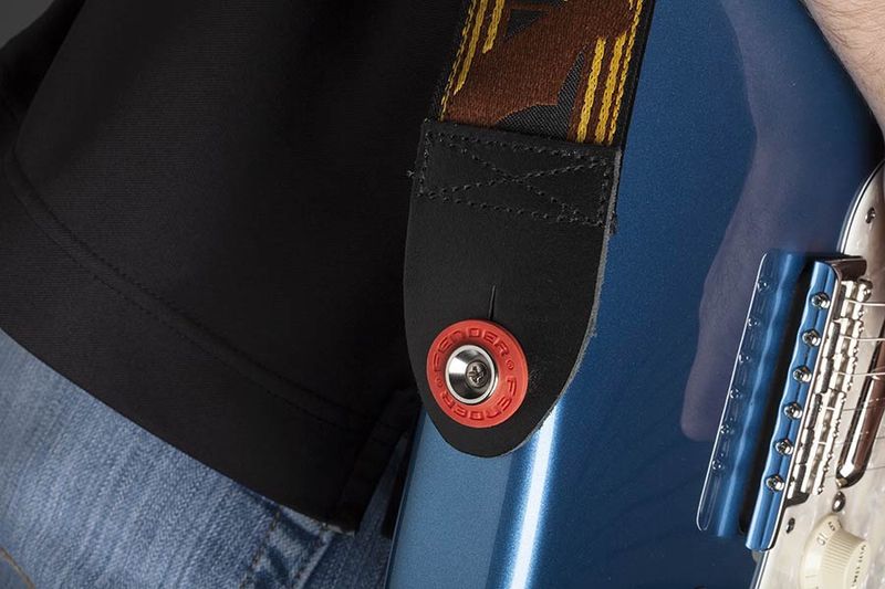 Fender Strap Blocks Black 2 stk Red 2 stk