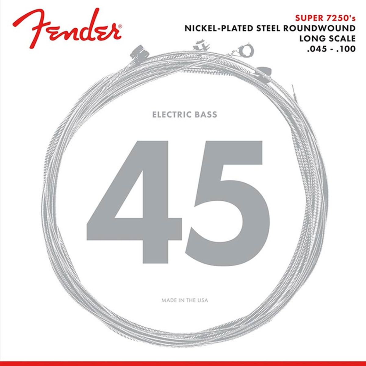 Fender 7250ML Super 7250s -  medium light 045-100