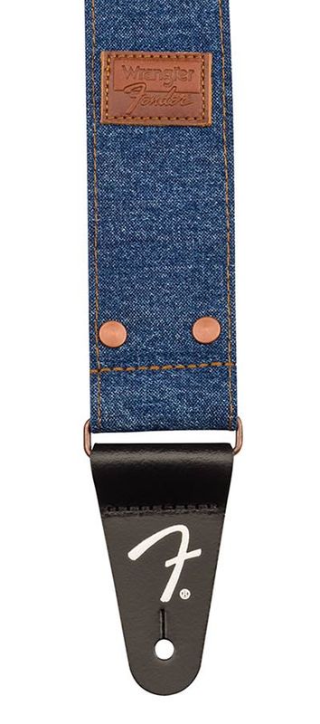 Fender  Wrangler riveted denim strap, indigo