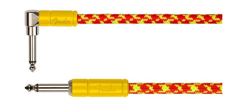 Fender Mononeon 10' angled Inst.cable, orange