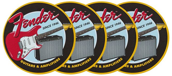 Hovedbilde Fender 1946 Guitars & Amps coaster set