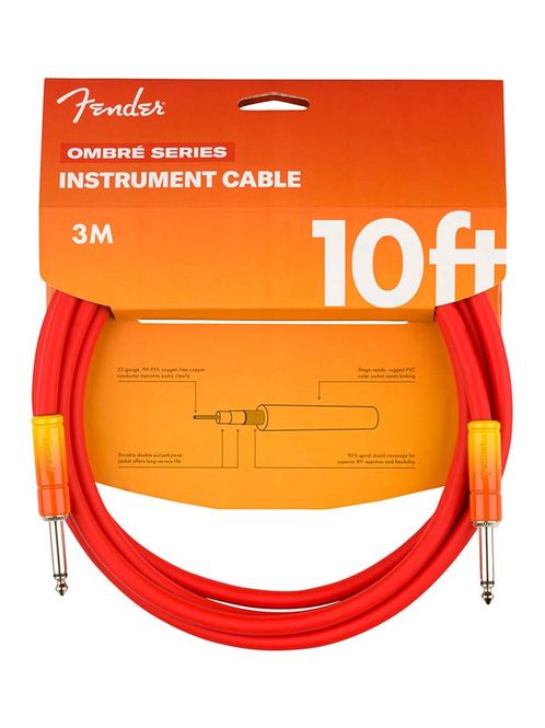 Hovedbilde Fender  10' Ombré cable, tequila sunrise