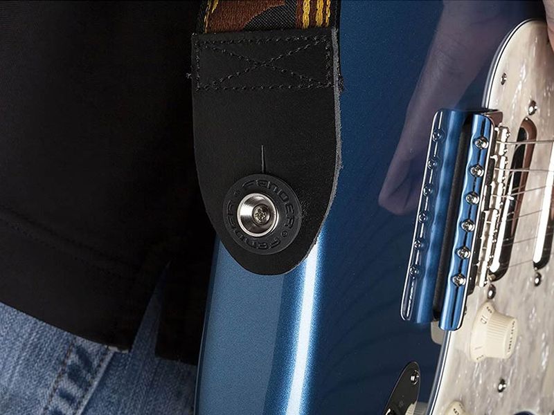 Fender Strap Blocks Black 2 stk Deep Blue 2 stk