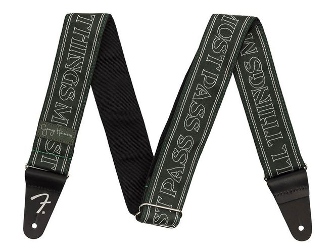 Hovedbilde Fender George .H ATMP Logo guitar strap, green ...