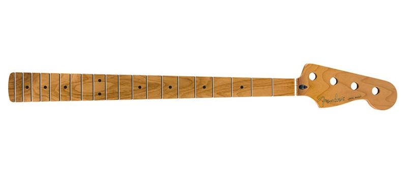 Fender GRP roasted maple Jazz Bass neck, 20 medium jumbo fret