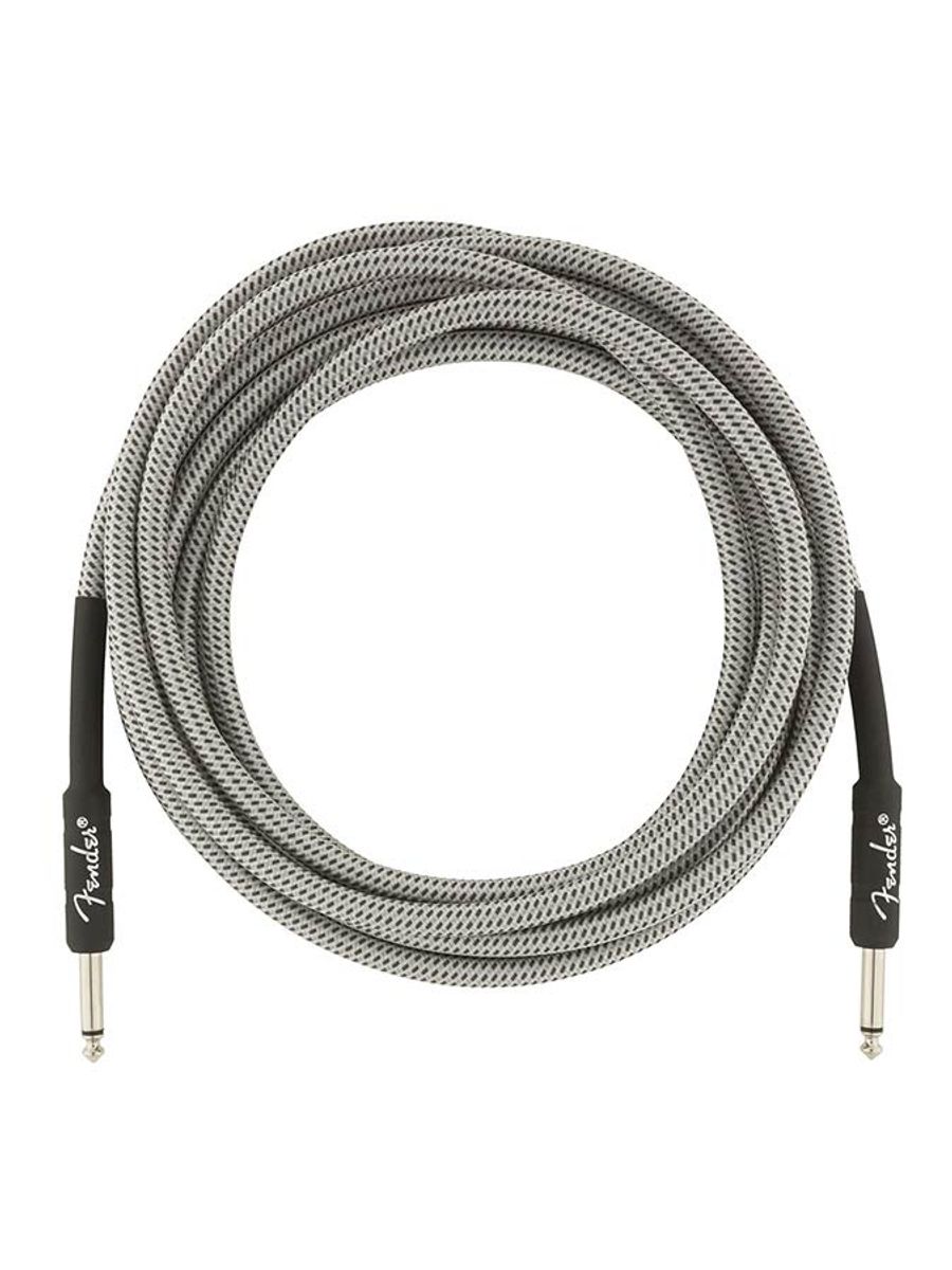 Fender Professional Tweed Inst.cable, 25ft, white tweed