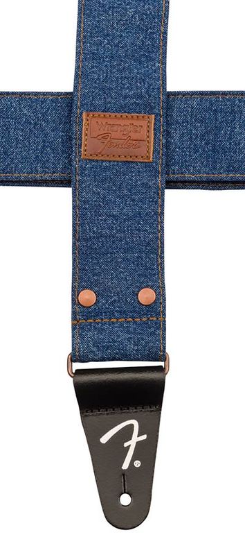 Fender  Wrangler riveted denim strap, indigo