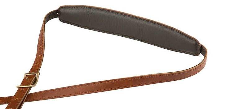Fender  Vintage saddle strap, cognac