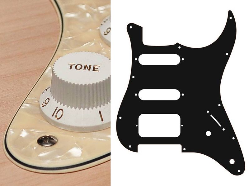 Boston ST-322 Pickguard Strat - Pearl Cream