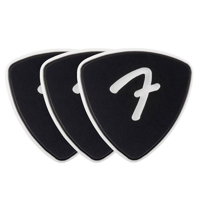 Hovedbilde Fender  celluloid picks, F grip, 346 shape, black, 3-pack