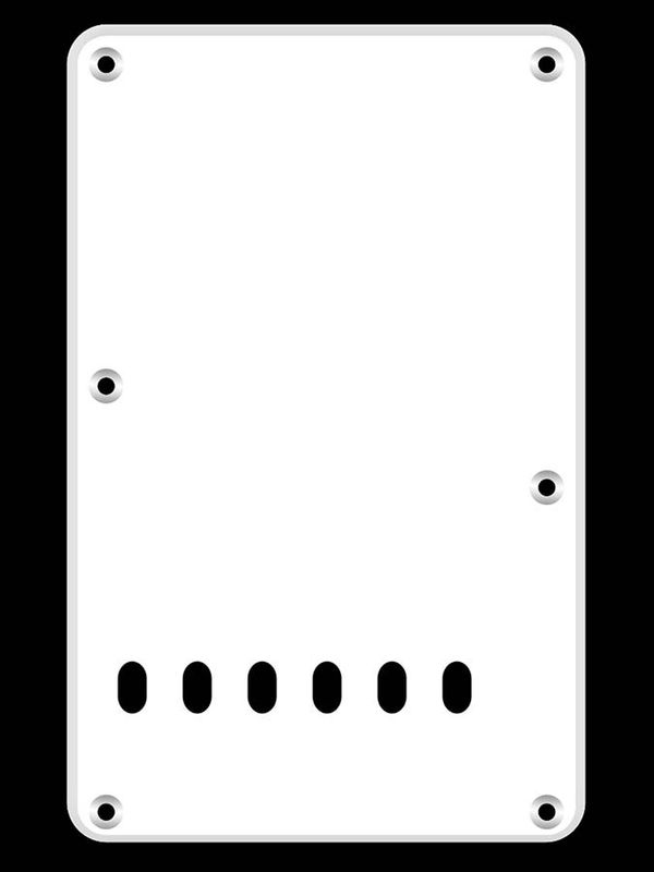 Boston BPL113 Strat Back Plate - White