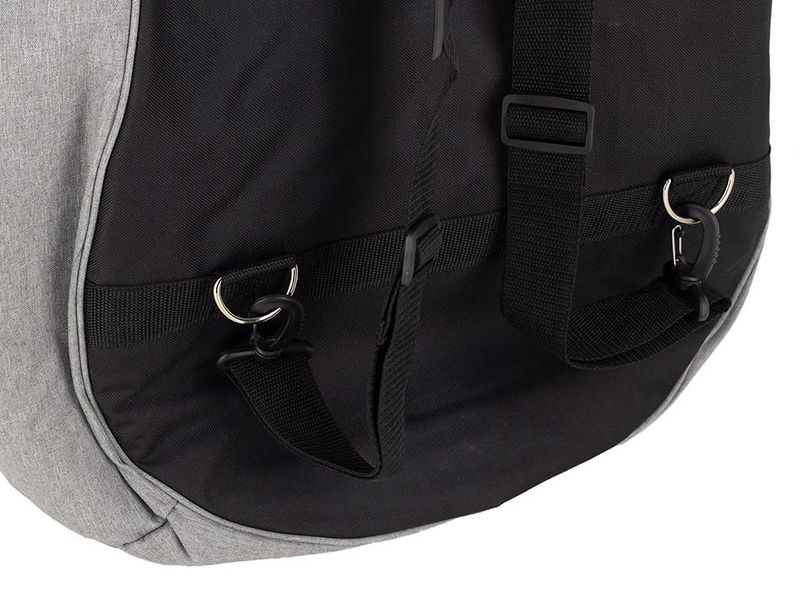 Boston CT-144-GR cello bag 4/4, light grey, 19 mm. padded, 2 straps, various pockets