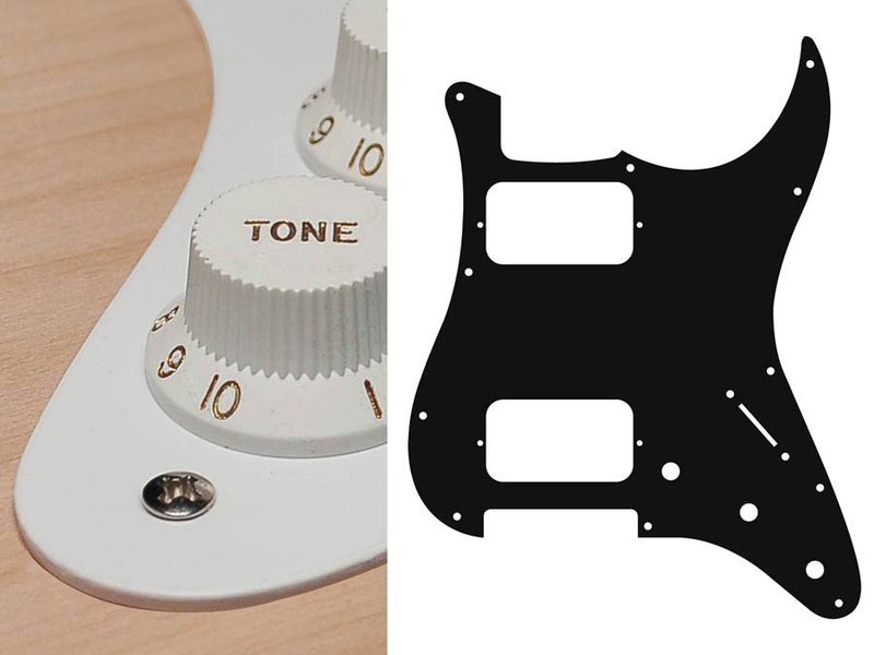 Boston ST-133 Pickguard Strat - White