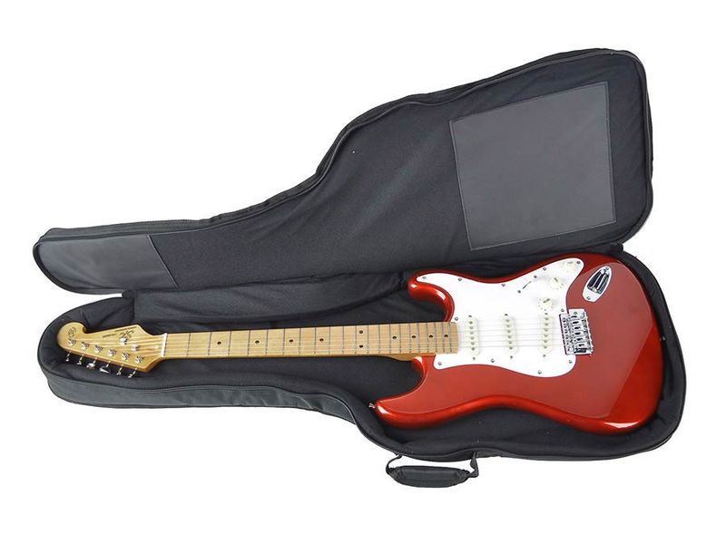 Boston Super Packer Gigbag 15 mm Electric Guitar Black/Grey