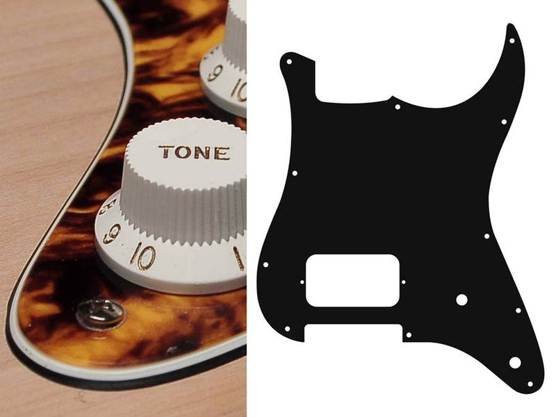 Boston ST-344 Pickguard Strat - Marble Yellow