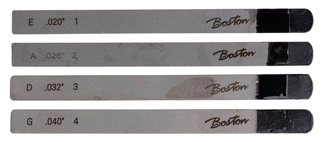 Hovedbilde Boston violin nut file set .020 - .026 -.032 ...