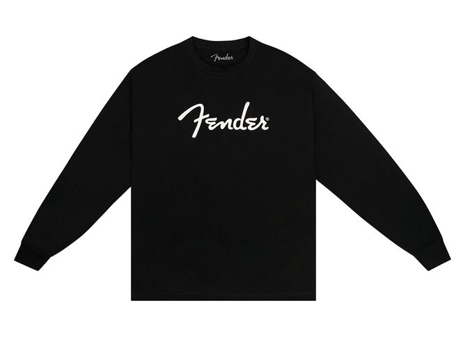 Hovedbilde Fender  Spaghetti logo long sleeve T-shirt, black, L