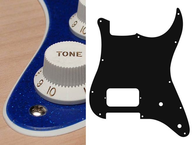 Hovedbilde Boston ST-244 Pickguard Strat -  Sparkling Blue