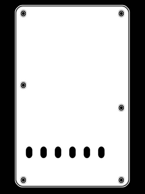 Hovedbilde Boston BPL313 Strat Back Plate - White