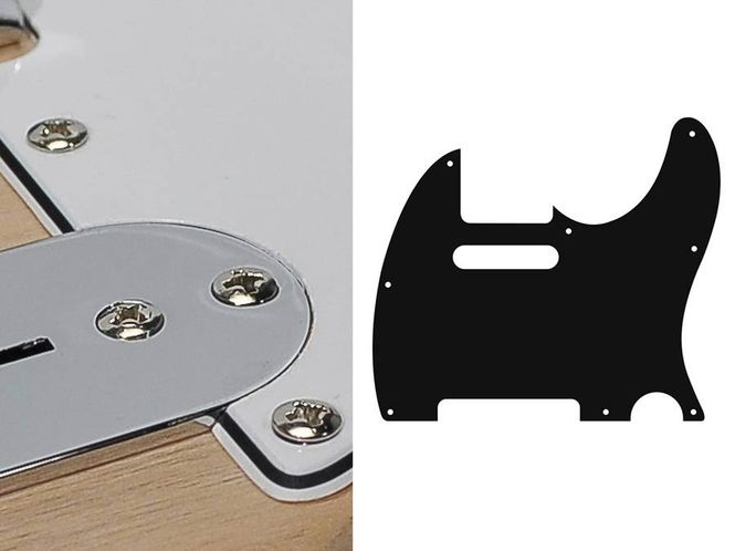 Hovedbilde Boston TE-310 Pickguard Tele - White