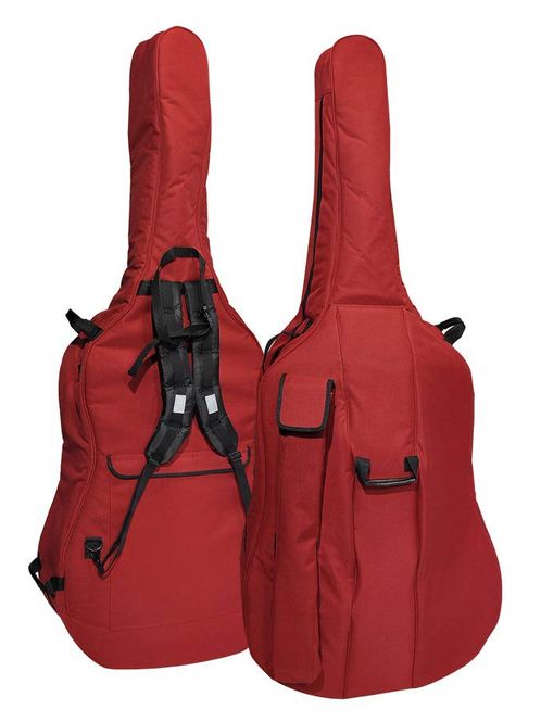 Hovedbilde Boston CB-144 Double Bass Bag 4/4 - Wine Red