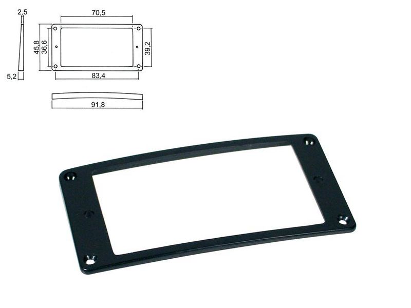 Boston HPR-08-SBK Pickup Ring - Black