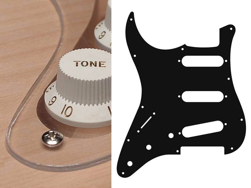 Boston SL-113 Pickguard Strat - Transparent (Lefthand)