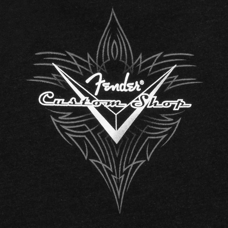 Fender  Custom Shop pinstripe T-Shirt, black, S
