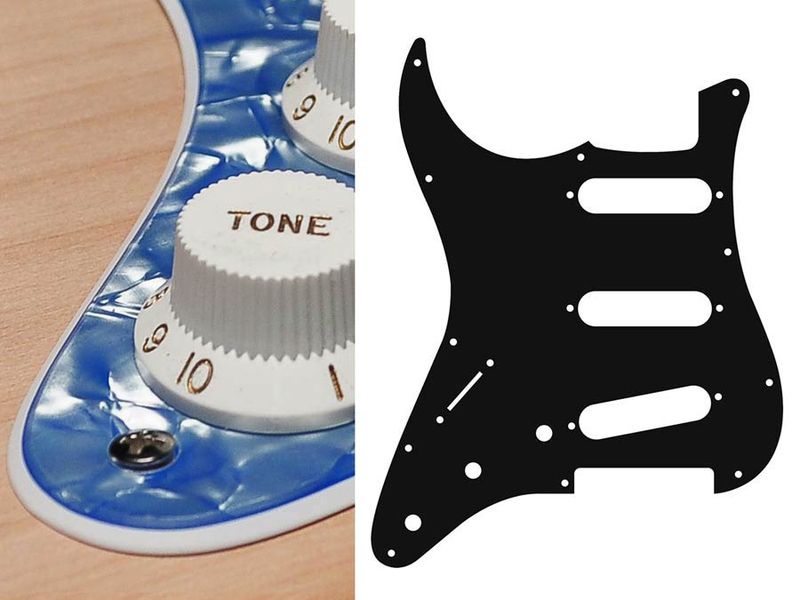 Boston SL-213 Pickguard Strat - Pearl Ocean Blue (Lefthand)