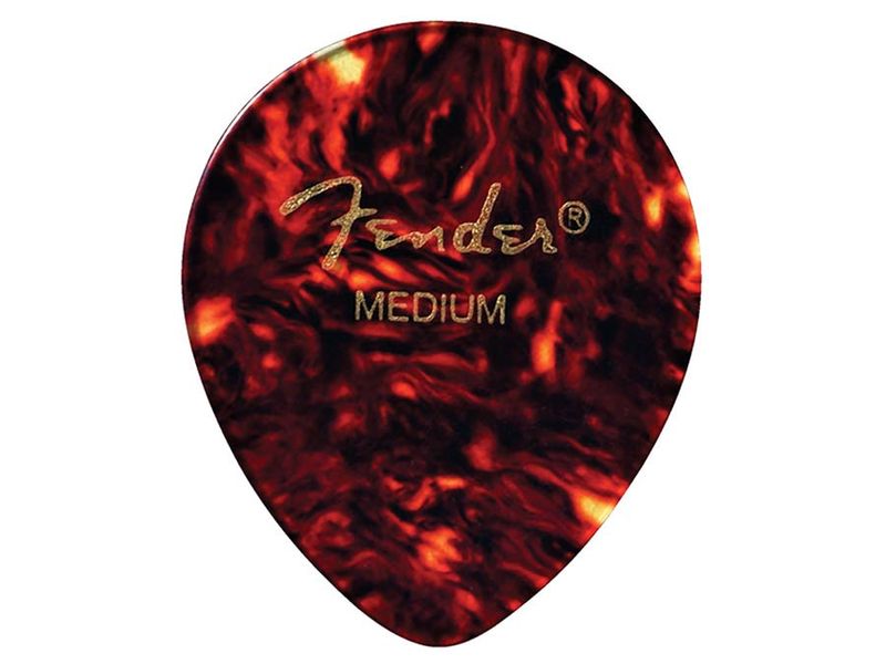 Fender Classic Celluloid Picks 12 pcs 347 shape heavy shell guitar pick