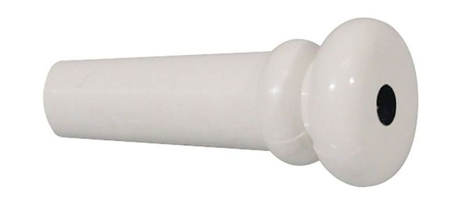 Hovedbilde Boston 2092-BD Endpin Folk Model White 12-p