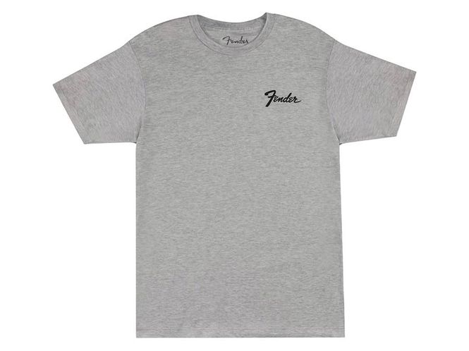 Hovedbilde Fender  T-Shirts transition logo, athletic grey, L