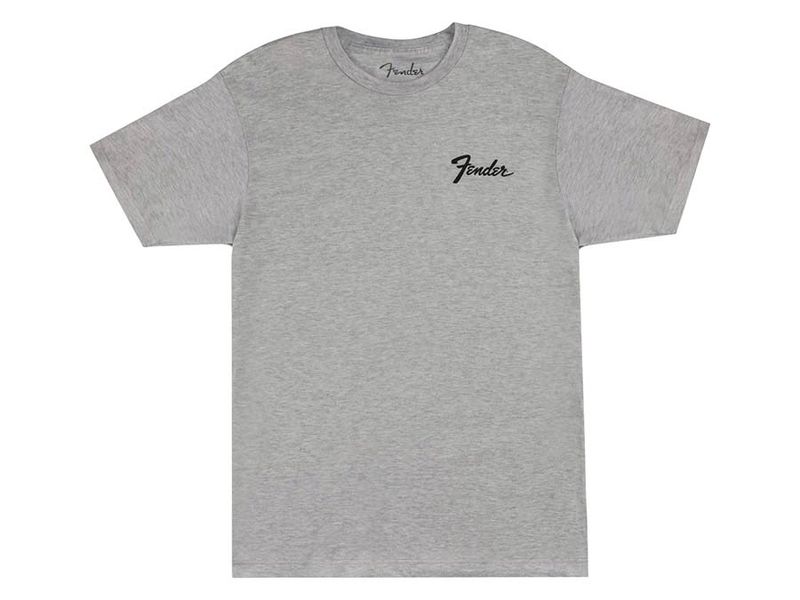 Fender  T-Shirts transition logo, athletic grey, L