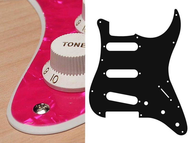 Boston ST-213 Pickguard Strat - Pearl Pink
