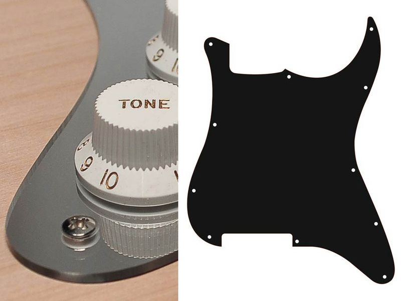 Boston ST-200 Pickguard Strat - Mirror Chrome